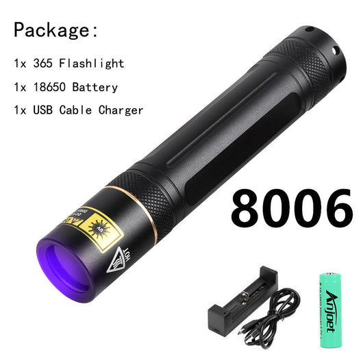 Linterna Detectora UV 365nm - Lámpara de Luz Negra para Inspección Profesional - Image 9