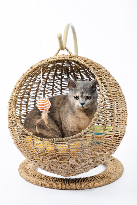 Cama Colgante Tejida para Gatos - Canasta Aérea Descanso - Image 7