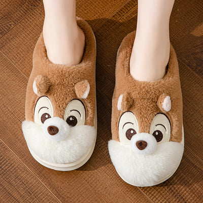 Pantuflas Cálidas con Diseño de Ardilla para el Hogar - Image 4
