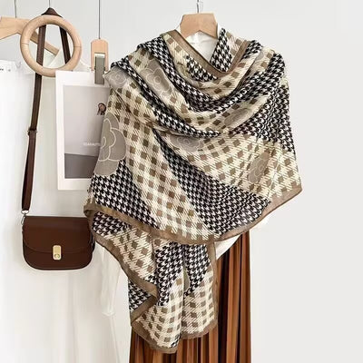 Foulard de Algodón y Lino Ligero - Pareo Sedoso Protección Solar para Playa y Viajes - Image 43