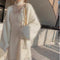 Cardigan Retro de Terciopelo Visón con Mangas Farol - Comodidad Atemporal
