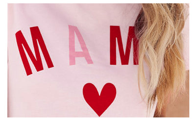 Playera Familiar con Estampado de Abecedario Europeo-Americano - Image 5