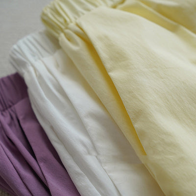 Conjunto Casual Mujer: Blusa Minimalista con Short de Cintura Elástica - Image 3