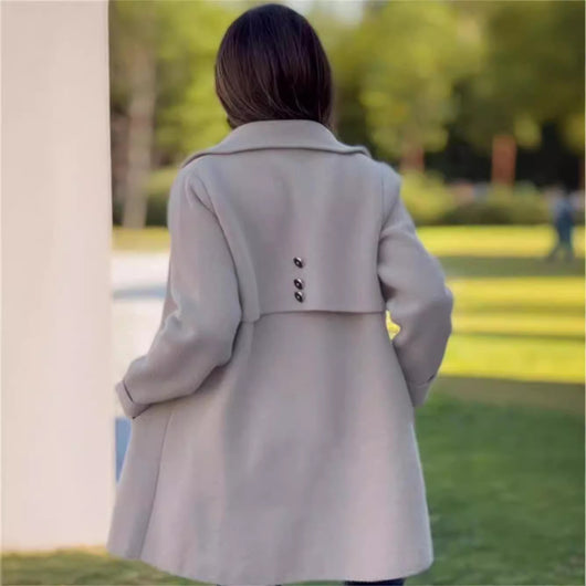 Abrigo de Lana con Forro Polar para Otoño e Invierno - Image 3
