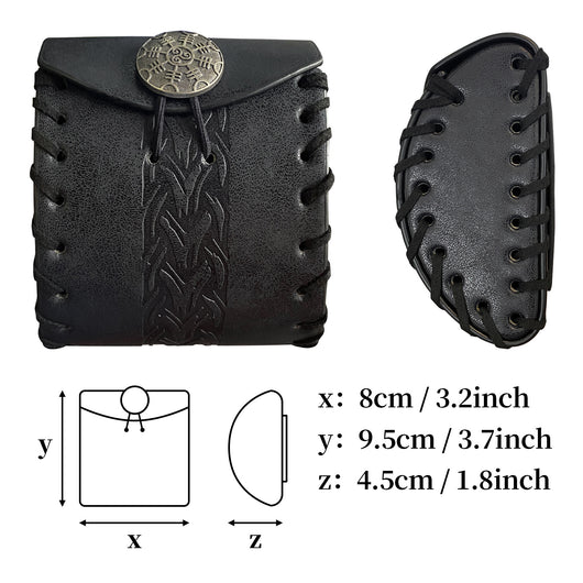 Bolsa Cuadrada Medieval Estilo Vikingo Nórdico para Cosplay y Eventos - Image 8