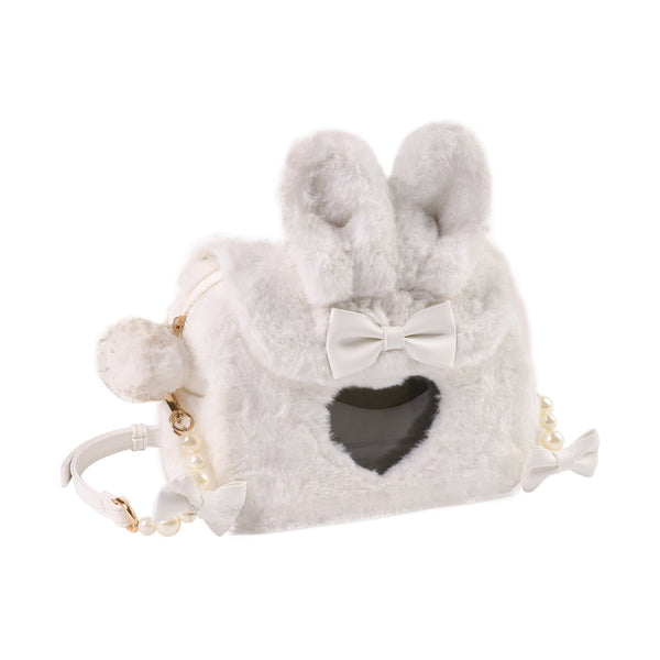 Bolsa Mensajera de Perlas para Niña - Estilo Dulce y Elegante