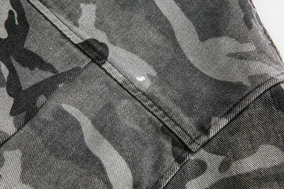 Camisa de Manga Larga Estilo Retro Americano con Diseño Camuflado Desgastado - Image 11