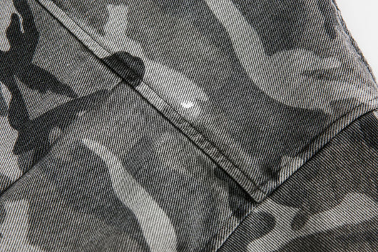 Camisa de Manga Larga Estilo Retro Americano con Diseño Camuflado Desgastado - Image 11