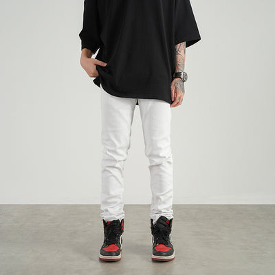 Jeans Slim Fit Azul Desteñido con Stretch - Image 9