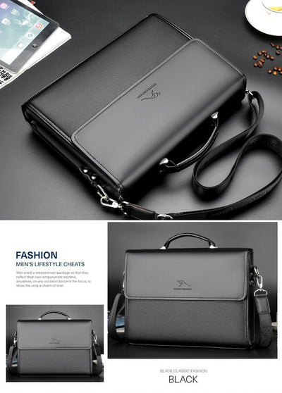 Maletín Ejecutivo Crossbody para Hombre - Bolsa de Negocios Premium - Image 32