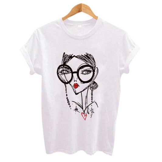 Blusa Casual Primavera Verano Talla Grande para Estudiantes
