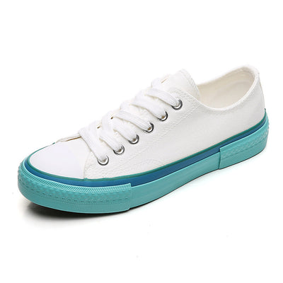 Zapatillas de Lona Azul Clásicas para Mujer - Image 4