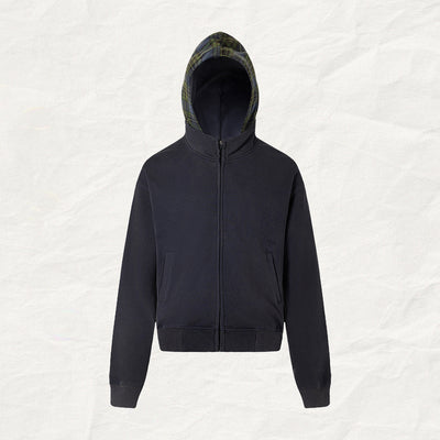 Sudadera con Capucha de Franela a Cuadros para Mujer - Image 14