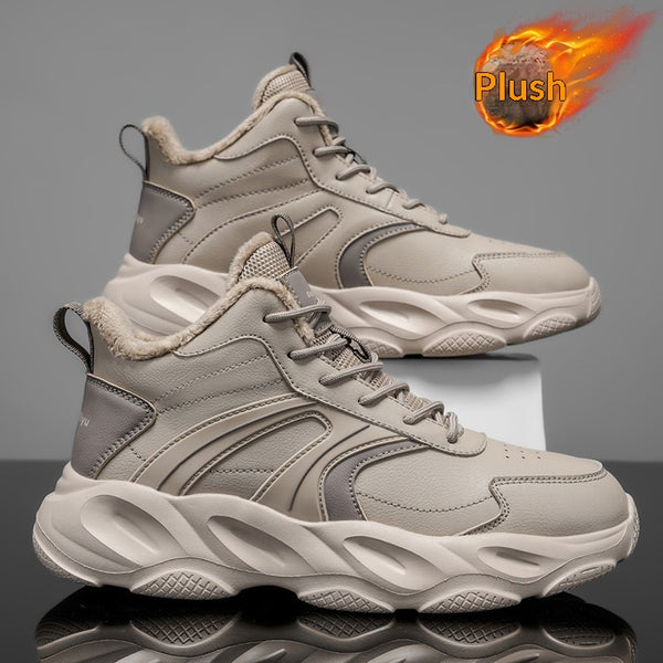 Zapatos de Algodón Gruesos para Hombre - Comodidad Casual y Deportiva