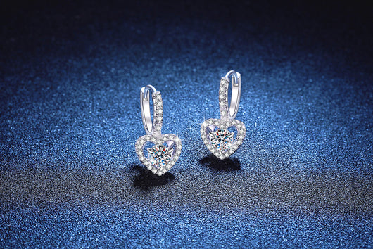 Aretes de Plata Esterlina 925 con Moissanita - Estilo Europeo y Americano - Image 8
