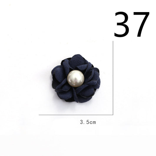 Diadema de Flores de Tela con Base Adhesiva para Hacer a Mano - Image 80