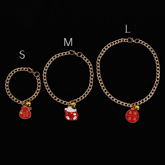 Collar de Gato con Colgante de Cristal y Diamante de Metal - Image 15