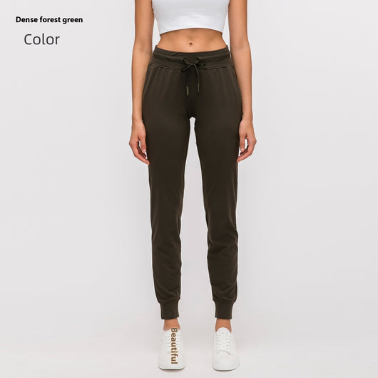 Pantalones Yoga Cintura Alta Mujer con Cordón Secado Rápido Elásticos - Image 8