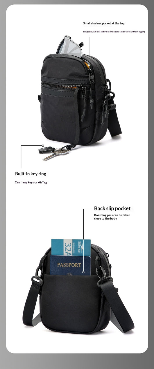 Bolsa de Hombro Impermeable de Gran Capacidad para Hombre - Image 15
