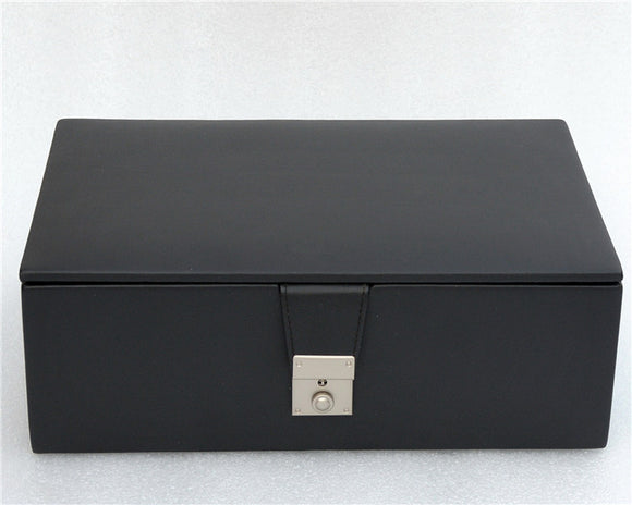 Caja de Almacenamiento para Piezas de Ajedrez Grande - Estuche de Cuero Premium