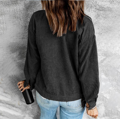Camisa Casual de Pana con Botones - Image 9