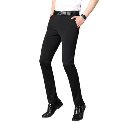 Pantalones Casuales de Seda de Hielo para Hombre - Comodidad de Verano - Image 8