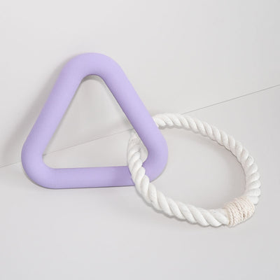 Juguete Interactivo de Cuerda TPR con Triángulo Masticable para Perros - Image 10