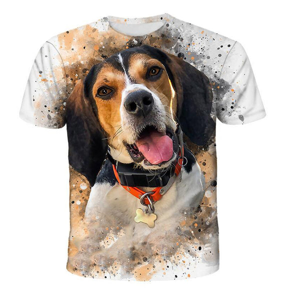 Playera Estampada 3D Ardilla - Diseño Animal Print Moderno
