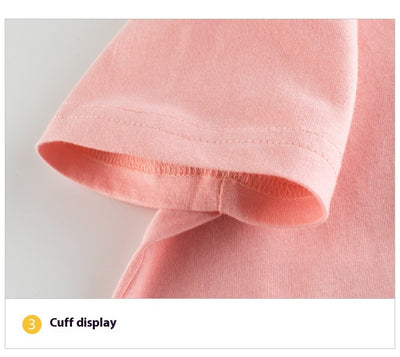 Playera Infantil con Estampado Floral de Manga Corta - Image 17