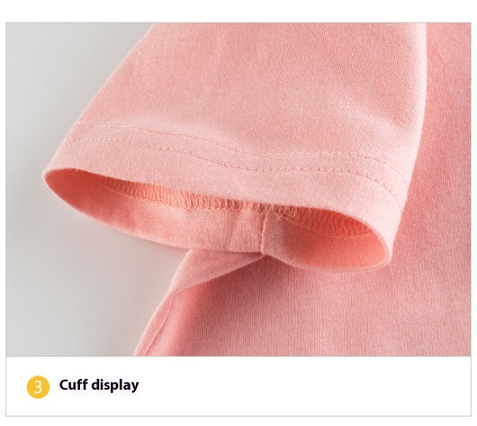 Playera Infantil con Estampado Floral de Manga Corta - Image 17