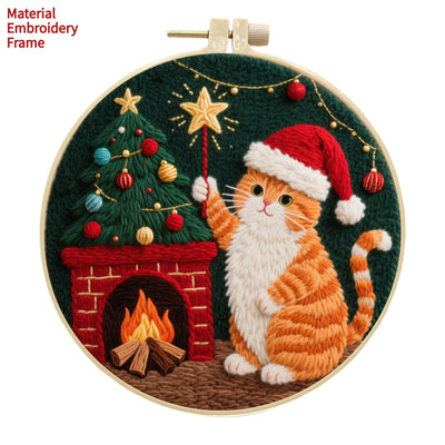Kit de Bordado Manual para Gatos - Materiales DIY Completos - Image 8