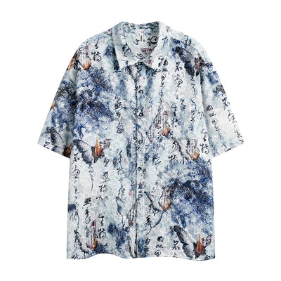 Camisa Mariposa de Manga Corta Unisex - Image 20