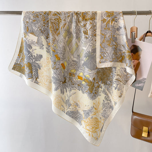 Pañoleta Cuadrada Primavera - Foulard Ligero Versátil - Image 5