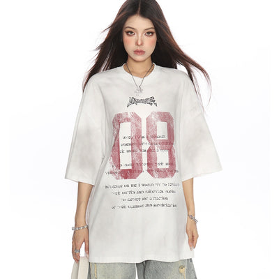 Playera Retro Americana Estampada para Mujer - Image 5