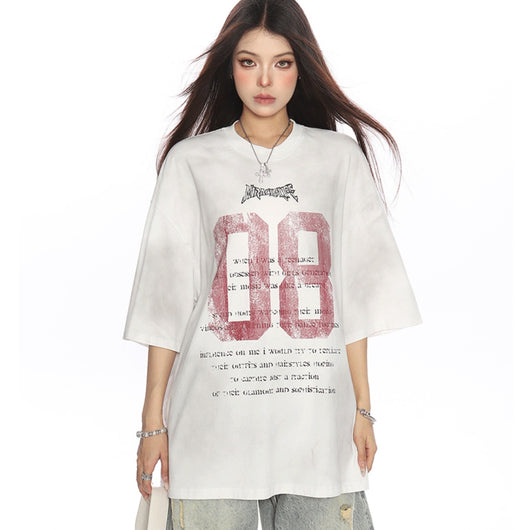 Playera Retro Americana Estampada para Mujer - Image 5