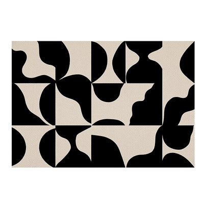 Alfombra de Lana Retro para Sala - Diseño Minimalista y Acogedor - Image 2