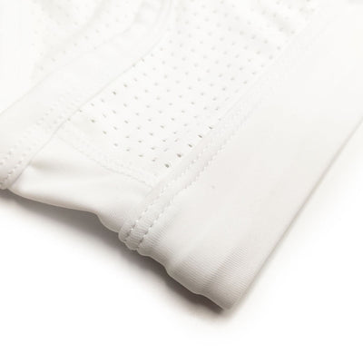 Bóxer de Baño Blanco con Costuras de Malla - Image 12