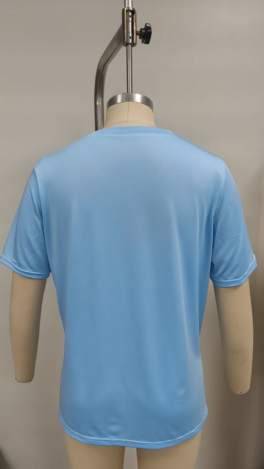 Blusa Suelta de Verano Cuello Redondo con Abertura Lateral - Image 27