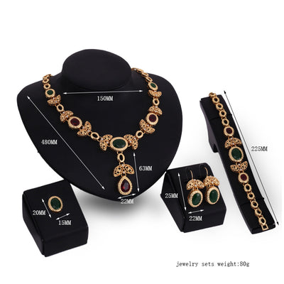 Juego de Joyería Completo: Collar, Aretes, Anillo y Pulsera - Image 8