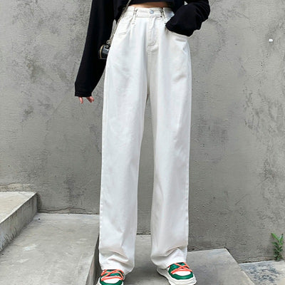 Pantalón Ancho de Tiro Alto con Hebilla Ajustable - Image 10
