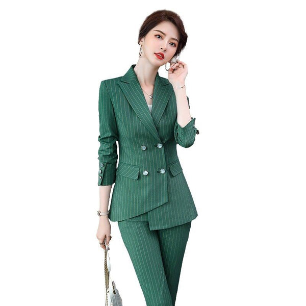 Traje Ejecutivo Mujer Otoño Invierno - Estilo Presidenta Elegancia Empresarial