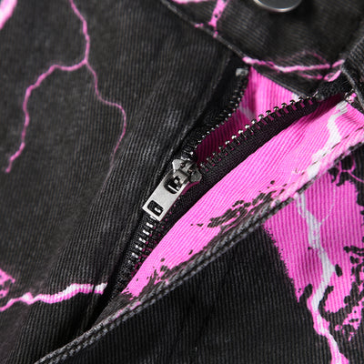 Jeans Casuales Estampados de Estilo Urbano - Image 17