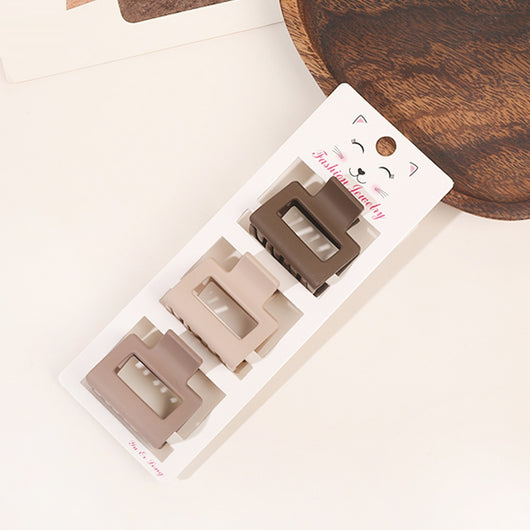 Set de Tres Pasadores de Cabello Tonos Café - Accesorios para Moños - Image 16