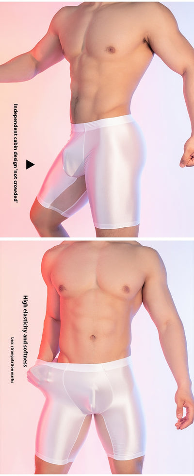 Leggings Moldeadores de Seda Elástica Brillante para Fitness - Image 16