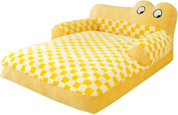 Sofá Cama Acolchado para Mascotas - Cómodo Nido Lavable Antideslizante