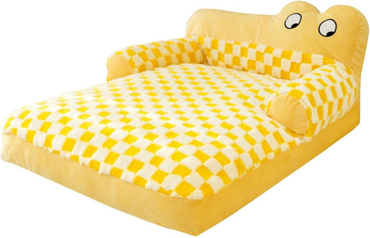 Sofá Cama Acolchado para Mascotas - Cómodo Nido Lavable Antideslizante
