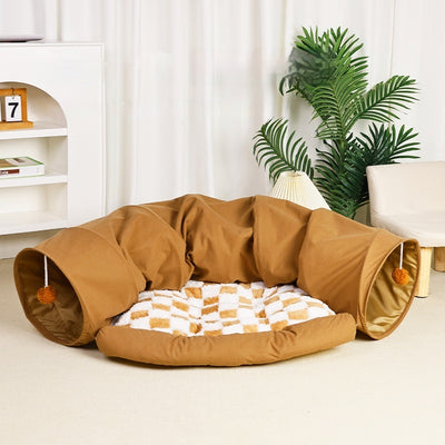 Nido Cálido para Gatos - Cama de Seguridad y Juguete