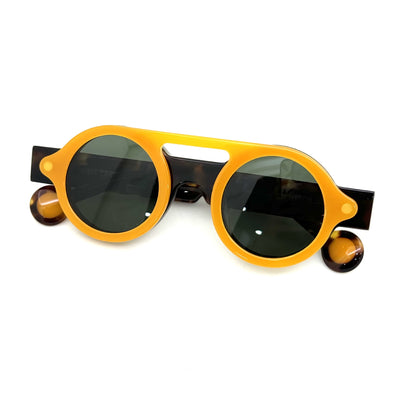 Gafas de Sol Polarizadas Azul Klein con Diseño Geométrico Circular - Image 26