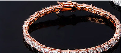 Pulsera de Circón Geométrico Triangular 5MM - Image 8