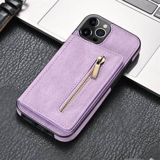 Funda para Teléfono con Bolsillo Lateral, Cierre de Cremallera y Correa de Muñeca - Image 11